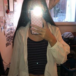 white brandy windbreaker